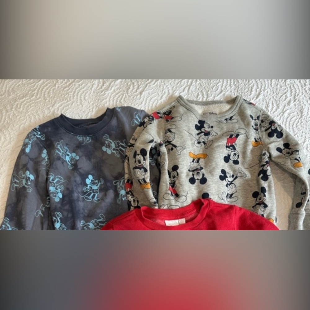 Disney GAP Mickey Mouse sweatshirts toddler boy 3T